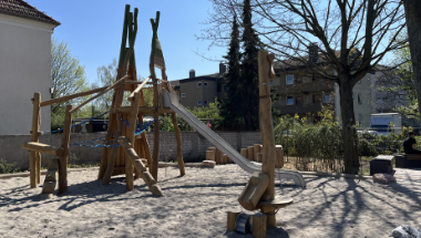 Grüne Schiene, Worms - Spielplatzumgestaltung Kiesstraße